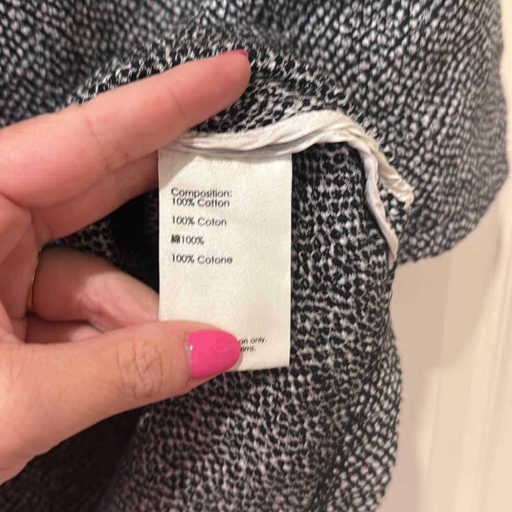 3.1 Phillip Lim black/white cropped top, large - Picture 6 of 8